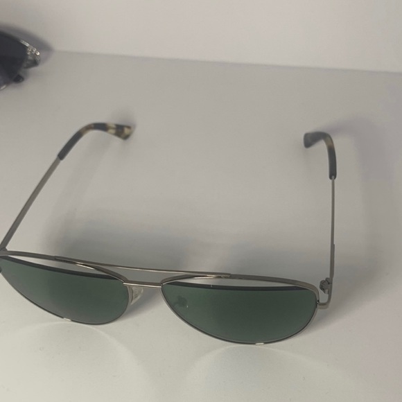 alexander McQueen Silver Aviator Sunglasses - Picture 5 of 9